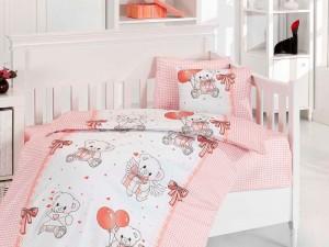 Детское постельное белье First Choice Baby Bear Pudra