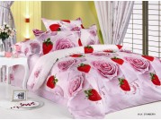 Комплект постельного белья MILK STRAWBERRY сатин