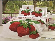 Комплект постельного белья STRAWBERRY сатин