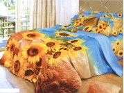 Комплект постельного белья SUN FLOWER сатин 3D