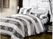 Комплект постельного белья VERSAY жаккард печатный Люкс