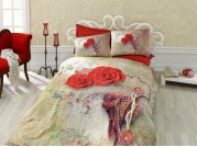 Постельное белье Cotton Box 3D GRETA KIRMIZI