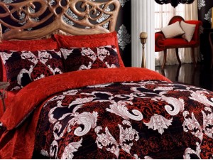 Постельное белье Cotton Box Royal HAZAL BORDO