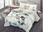 Постельное белье Cotton Box 3D EFTALYA PETROL