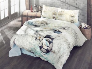Постельное белье Cotton Box 3D EFTALYA PETROL