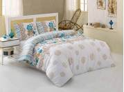 Комплект постельного белья Flores turquoise