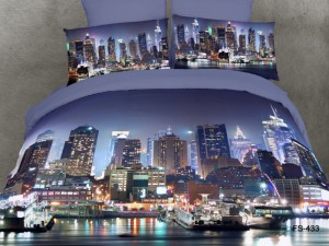 Комплект постельного белья Love You Большой город 3D