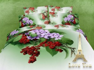 Комплект постельного белья Love You Рябина 3D