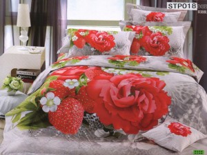 Комплект постельного белья Love You Клубничка 3D