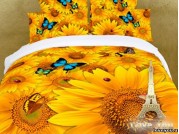 Комплект постельного белья Love You Солнце 3D