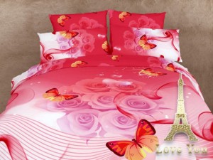 Комплект постельного белья Love You Эйфория 3D