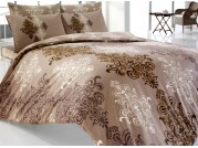 Постельное белье Majoli Bahar teksil Aura v4 Kahve
