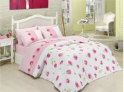 Постельное белье Majoli Bahar teksil Eleonore v1 Pembe