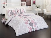 Постельное белье Majoli Bahar teksil Fiola v1 Pembe