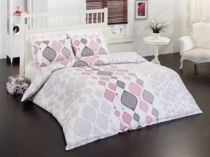 Постельное белье Majoli Bahar teksil Fiola v1 Pembe