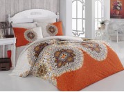 Постельное белье Majoli Bahar teksil Harmony v1 Oranj