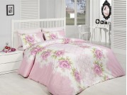 Постельное белье Majoli Bahar teksil Melis v1 Pembe