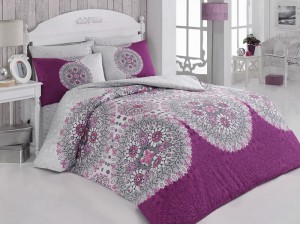 Постельное белье Majoli Bahar teksil Harmony v3 Lila