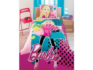 Комплект постельного белья на резинке Barbie Love Style