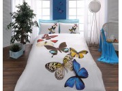 3D комплект постельного белья ТАС Butterflies blue