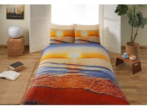 3D комплект постельного белья ТАС Beach yellow