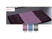 Набор ковриков для ванной Confetti Sariyer Dark Blue (Koyu Mavi)
