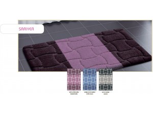 Набор ковриков для ванной Confetti Sariyer Dark Blue (Koyu Mavi)