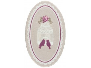 Набор ковриков для ванной Confetti Bird Cage Beige (Bej)
