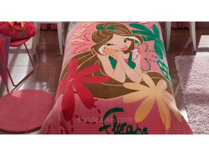 Плед – одеяло детское Winx Club Flora